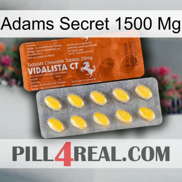 Adams Secret 1500 Mg 42